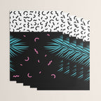 Memphis pattern 52 - 80s / 90s Retro / Palm Tree Wrapping Paper Gallery Image 3