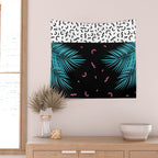 Memphis pattern 52 - 80s / 90s Retro / Palm Tree Wall Tapestry Gallery Image 2