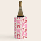 Bows in red and pink Wine Chiller Gallery Image 3