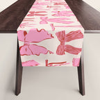 Bows in red and pink Table Runner Gallery Image 1