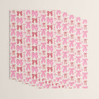 Bows in red and pink Wrapping Paper Gallery Image 3