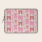 Bows in red and pink Laptop Sleeve Gallery Image 1