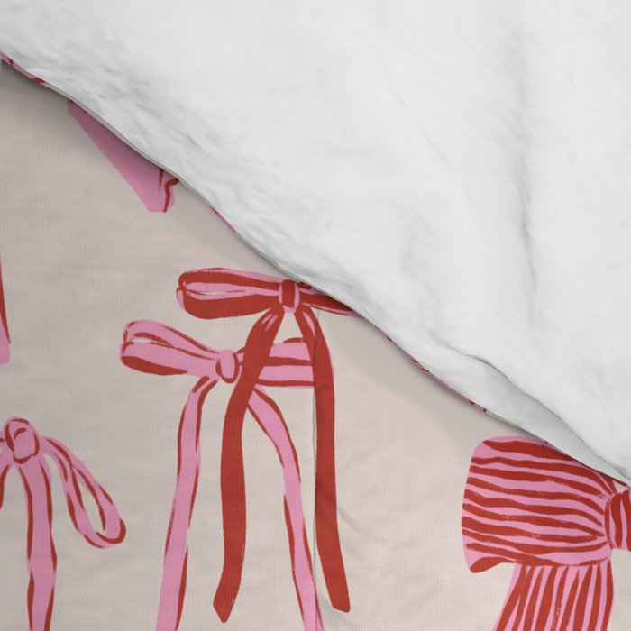 Bows in red and pink Comforter Gallery Image 4