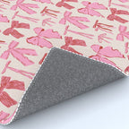 Bows in red and pink Rug Gallery Image 4