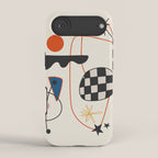 Abstract Eclectic Colorful Joan Mirò Inspired 2 iPhone Case Gallery Image 2