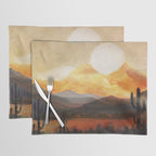 Desert in the Golden Sun Glow Placemat Gallery Image 1