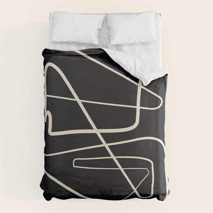 Movements Black Duvet Cover Gallery Image 6