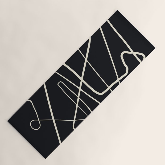 Movements Black Yoga Mat Gallery Image 1
