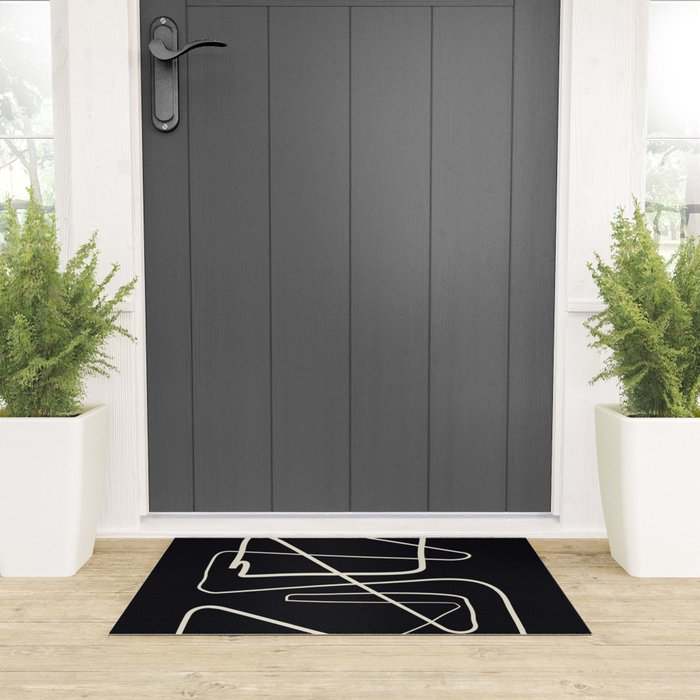 Movements Black Welcome Mat Gallery Image 3