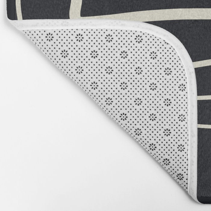 Movements Black Bath Mat Gallery Image 2