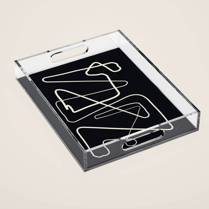 Movements Black Acrylic Tray Gallery Image 1