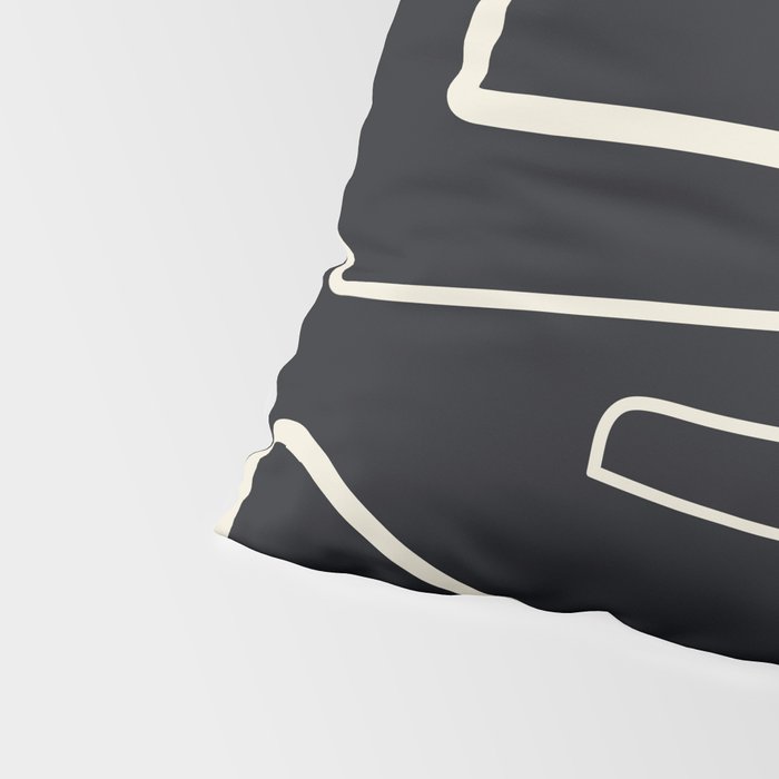 Movements Black Pillow Sham Gallery Image 4