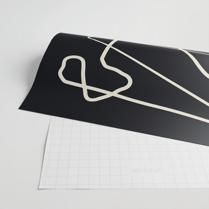 Movements Black Wrapping Paper Gallery Image 2