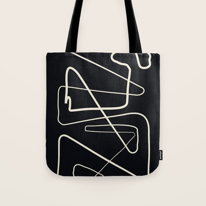 Movements Black Tote Bag Gallery Image 1