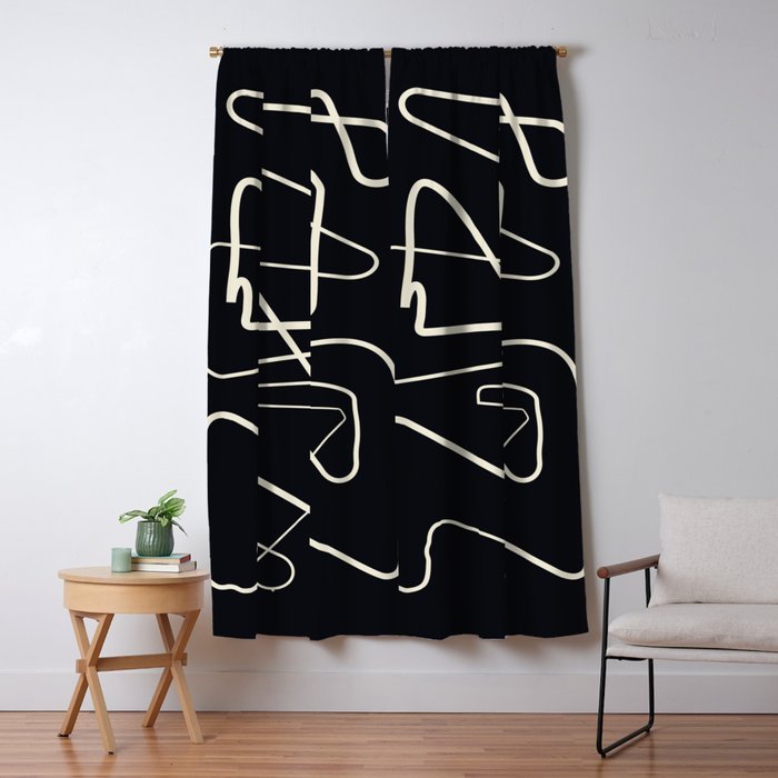 Movements Black Window Curtain Gallery Image 5