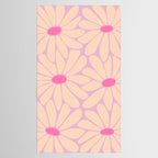 Big Daisy - Groovy Flower Pink Tablecloth Gallery Image 2