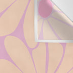 Big Daisy - Groovy Flower Pink Wall Tapestry Gallery Image 3