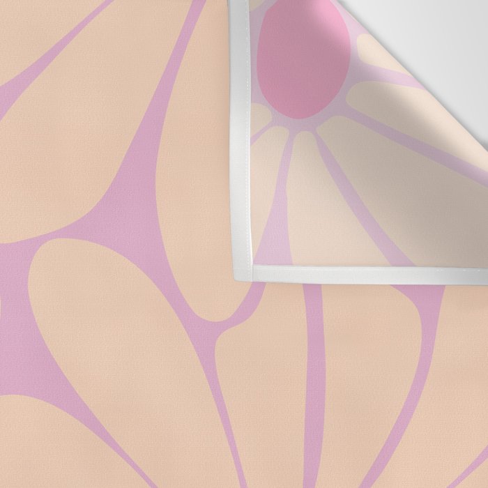 Big Daisy - Groovy Flower Pink Wall Tapestry Gallery Image 3