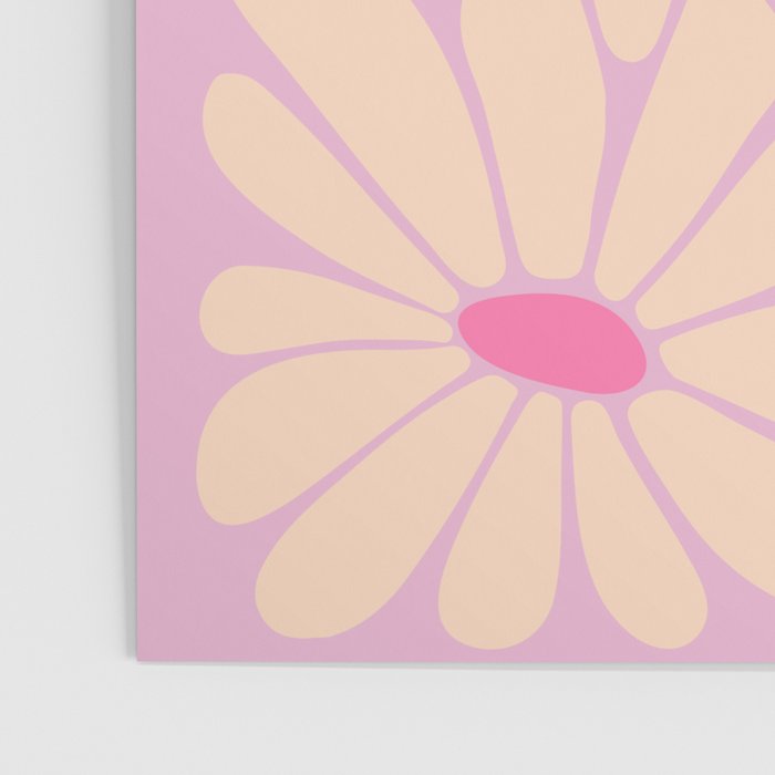 Big Daisy - Groovy Flower Pink Poster Gallery Image 3