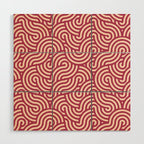 SWIRL - Onion and Almond Wood Wall Art Gallery Image 1