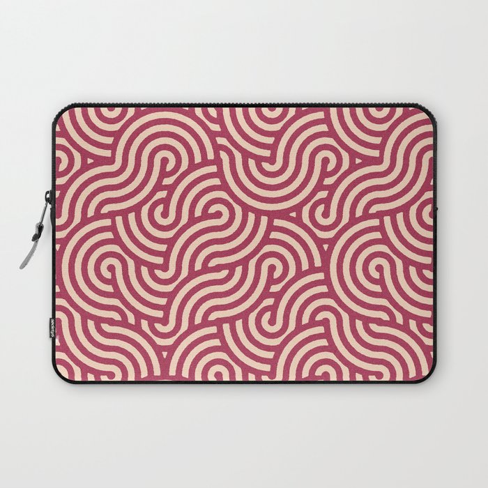 SWIRL - Onion and Almond Laptop Sleeve Gallery Image 1