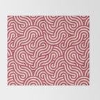 SWIRL - Onion and Almond Throw Blanket Gallery Image 2