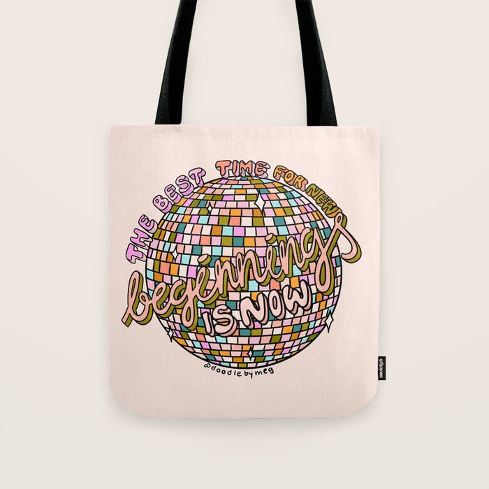 The Beginning is Now Tote Bag Gallery Image 1