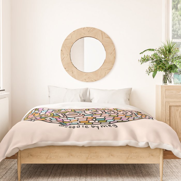 The Beginning is Now Duvet Cover Gallery Image 3