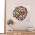 The Beginning is Now Wall Tapestry Gallery Image 2