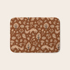Inky Autumn Woodland Bath Mat Gallery Image 1
