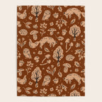 Inky Autumn Woodland Poster Gallery Image 4