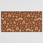 Inky Autumn Woodland Desk Mat Gallery Image 3
