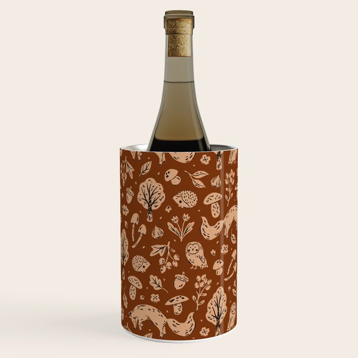 Inky Autumn Woodland Wine Chiller Gallery Image 3