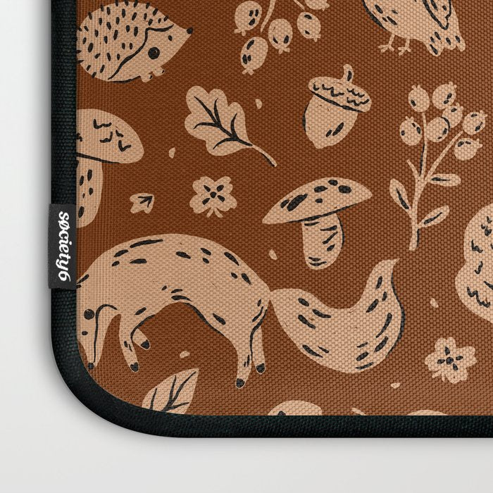 Inky Autumn Woodland Laptop Sleeve Gallery Image 3
