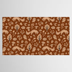 Inky Autumn Woodland Tablecloth Gallery Image 2