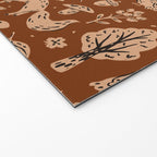 Inky Autumn Woodland Welcome Mat Gallery Image 2