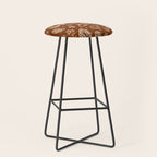 Inky Autumn Woodland Stool Gallery Image 1