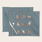 English Bulldog Yoga Placemat Gallery Image 1
