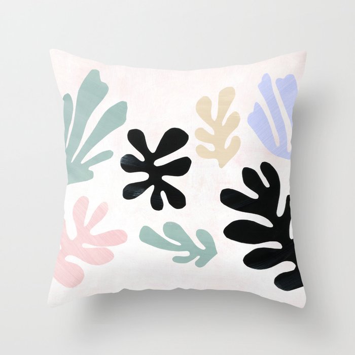 Matisse Leaves Throw Pillow Gallery Image 1