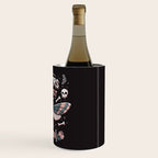 The horrors persist but so do I - gothic moth and skull design Wine Chiller Gallery Image 3