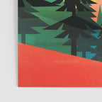 Colorful Morning in the Mountain Forest Poster Gallery Image 3