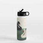 Black Swan White Swan Water Bottle Gallery Image 1