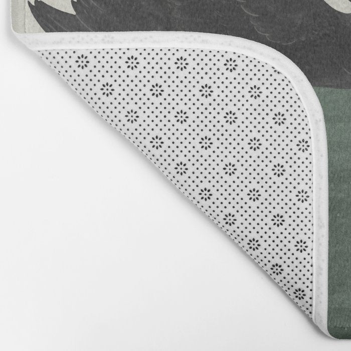 Black Swan White Swan Bath Mat Gallery Image 2
