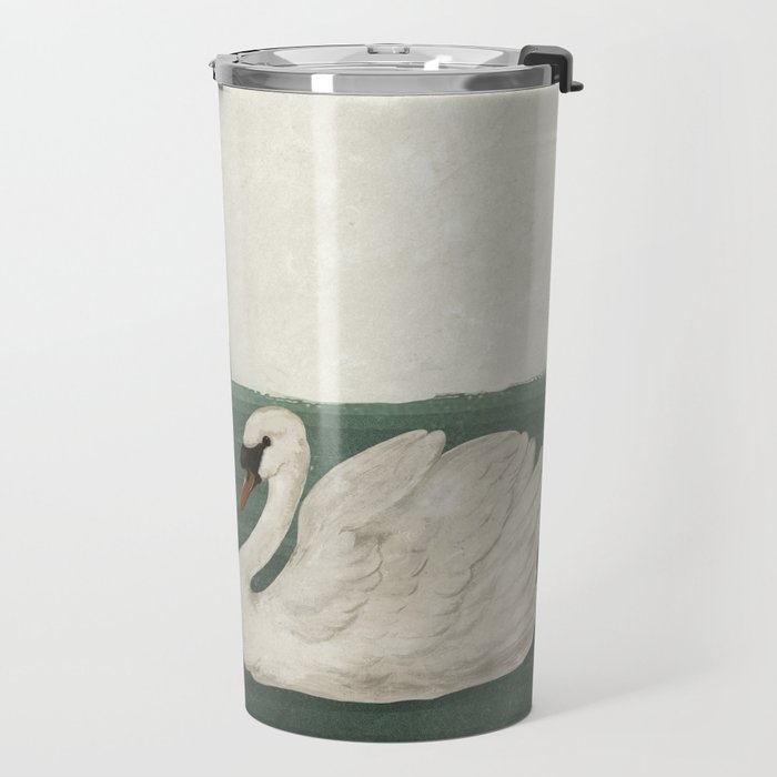Black Swan White Swan Travel Mug Gallery Image 2