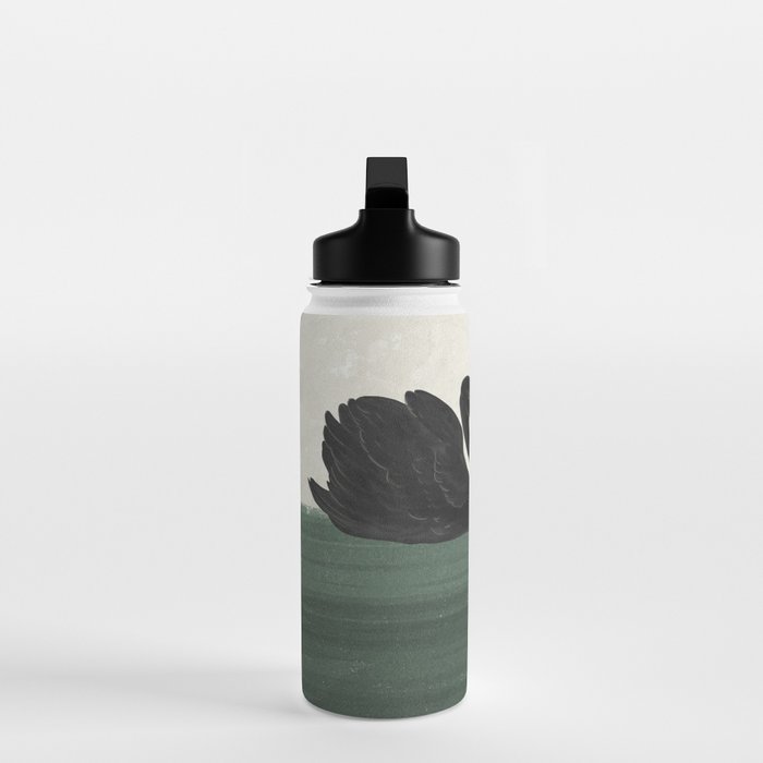 Black Swan White Swan Water Bottle Gallery Image 3