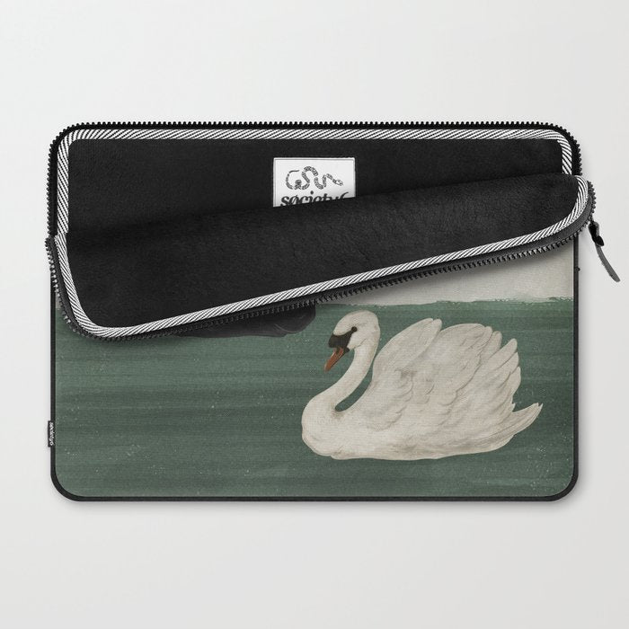 Black Swan White Swan Laptop Sleeve Gallery Image 2