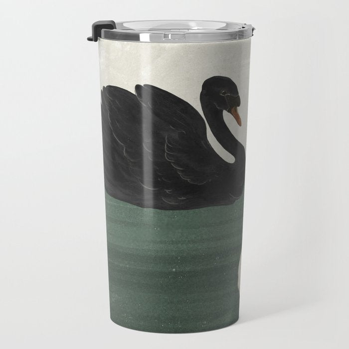 Black Swan White Swan Travel Mug Gallery Image 3