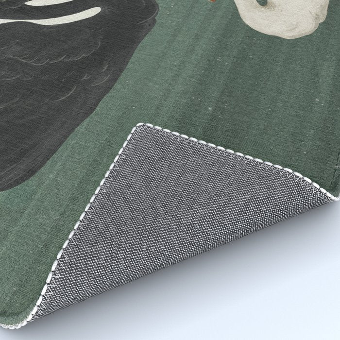 Black Swan White Swan Rug Gallery Image 4