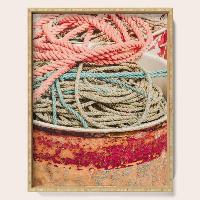 Coastal Nautical Study Serving Tray Gallery Image 1