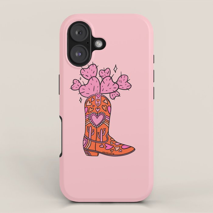 Valentine Cowboy Boot iPhone Case Gallery Image 1